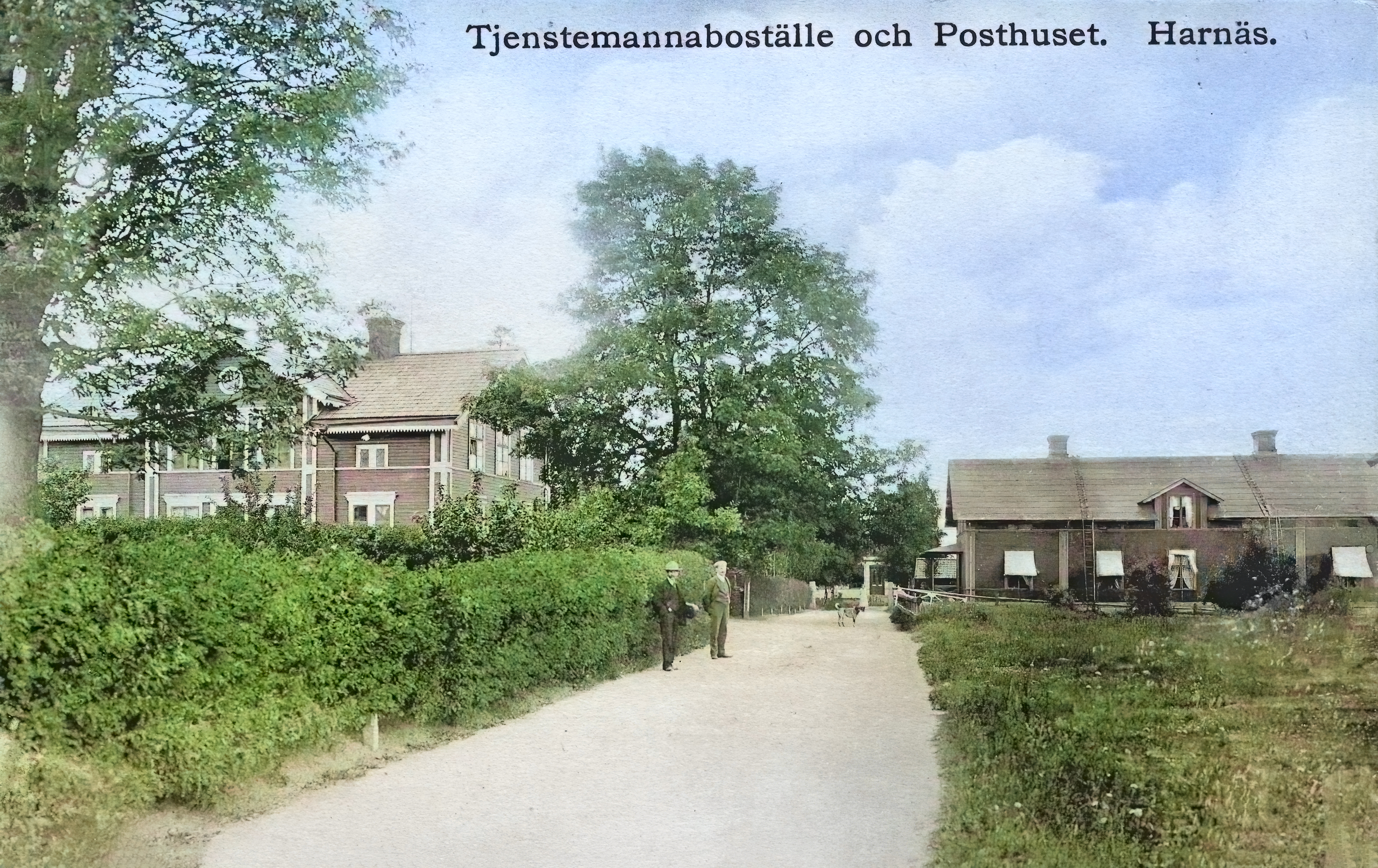 Tjänstemannaboställe och posthuset Harnäs